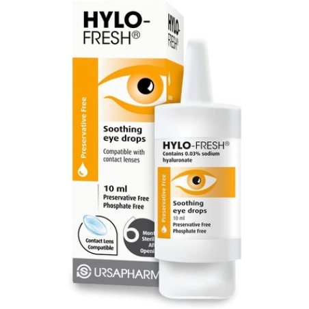HYLO Fresh Preservative Free Soothing Lubricating Eyedrops for Irritated or Mild Dry Eye 10ml