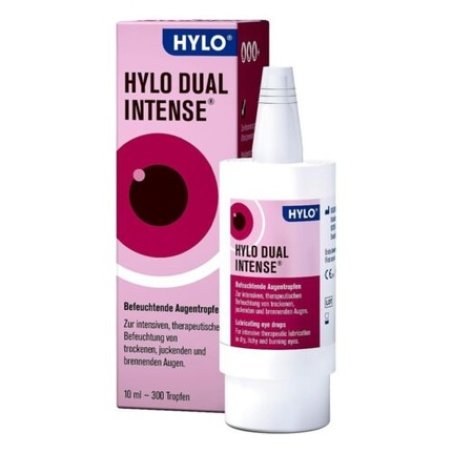 Hylo Dual Intense Lubricating Eye Drops 10ml