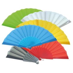 Cepewa Spanish Hand Fan Assorted Colors - 23x2cm, 6 Colors