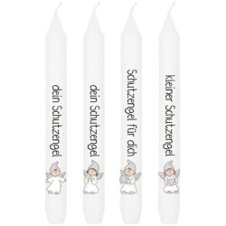 Cepewa Guardian Angel Candle 4 Pack - Paraffin, Display Size 2x19cm