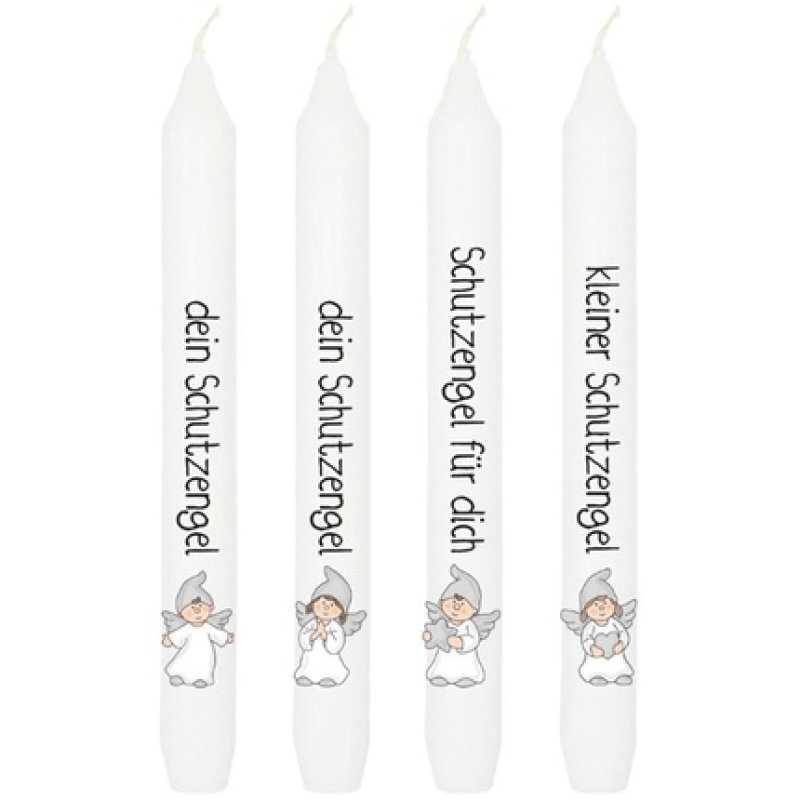 Cepewa Guardian Angel Candle 4 Pack - Paraffin, Display Size 2x19cm