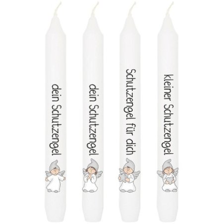 Cepewa Guardian Angel Candle 4 Pack - Paraffin, Display Size 2x19cm