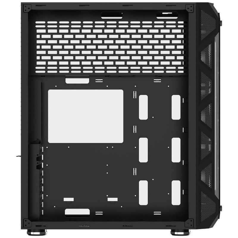 Boitier Grand-Tour E-ATX Xigmatek compatible Overtake RGB avec panneaux vitrés (Noir)