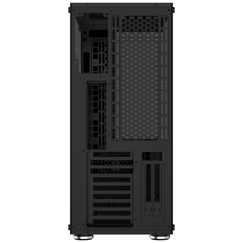 Boitier Grand-Tour E-ATX Xigmatek compatible Overtake RGB avec panneaux vitrés (Noir)