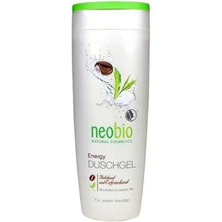 Neobio Energy Shower Gel with Caffeine and Green Tea
