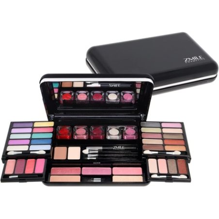ZMILE COSMETICS Classic Beauty Box Vegan Cosmetics with Mirror Small Make-Up Set for On the Go Traveling and as a Gift