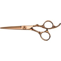E-Kwip Flower Hairdressing Scissors 5.5-Inch Rose Gold 0.06kg