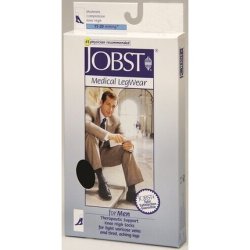 Jobst Men's Socks 15-20mmHg Black Size 2