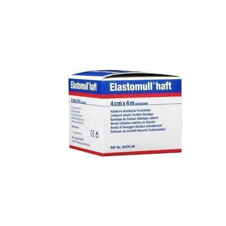 Essity Italy Self-Adhesive Elastic Bandage Elastomull Haft Strong Compression 4x400 Cm