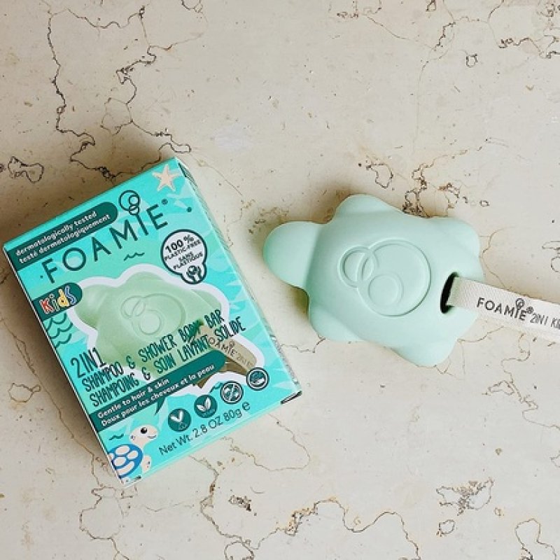 Foamie 2-in-1 Kids Turtely Cute Mango Coconut 80g