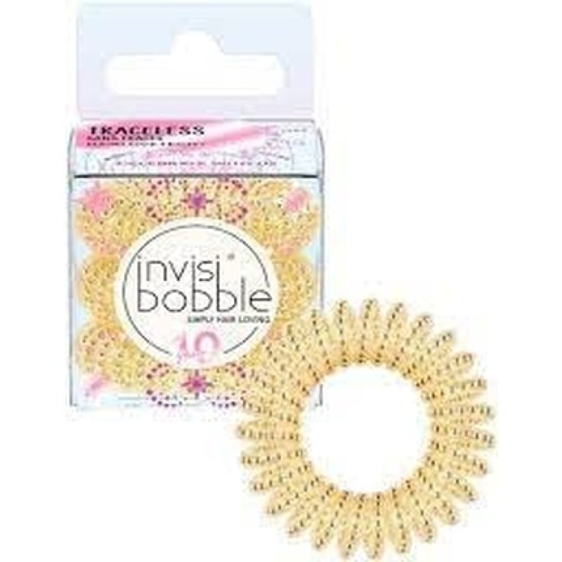 Invisibobble Original Time To Shine Gold Rush Hair Ties - Pack of 3