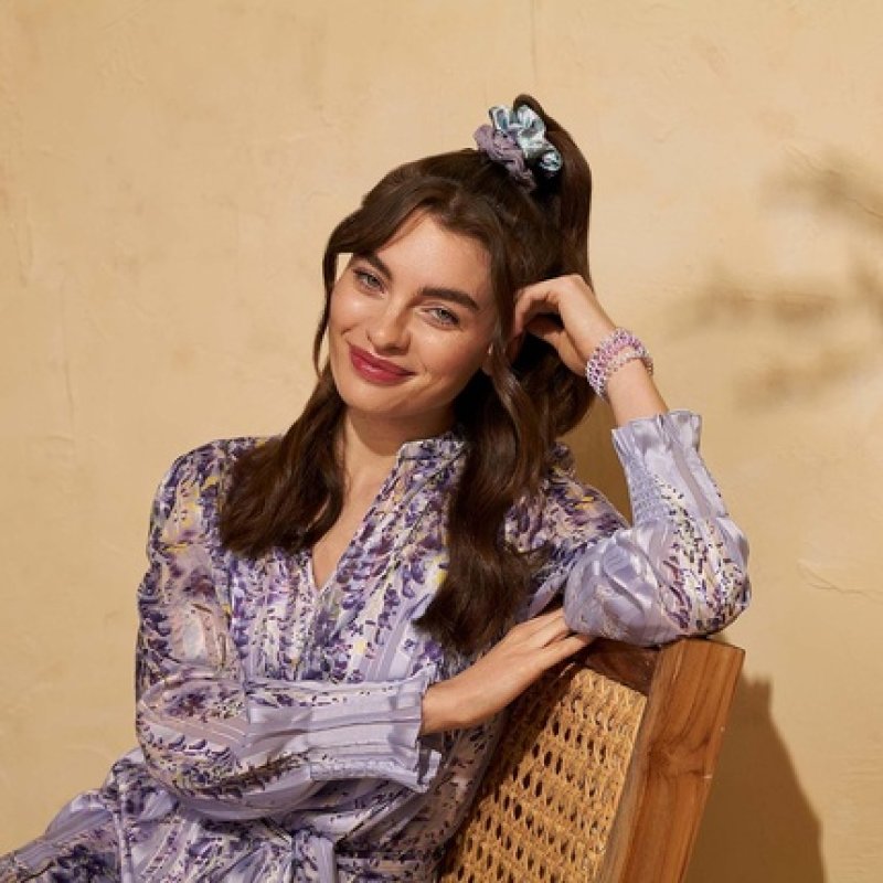 Invisibobble Alegria Chant Get Enough Purple Scrunchie 2 Hair Bobbles Strong Hold for Girls and Women