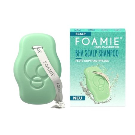 Foamie Solid Shampoo SCALP Anti-Dandruff Shampoo with BHA Salicylic Acid and Mallow Flower Extract Specializing in