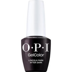Opi Gelcolor Gel Nail Polish Opaque Dark Black & Gray Creme UV Cure