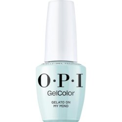 OPI GelColor Gel Nail Polish Opaque Soft Blue Creme UV Cure