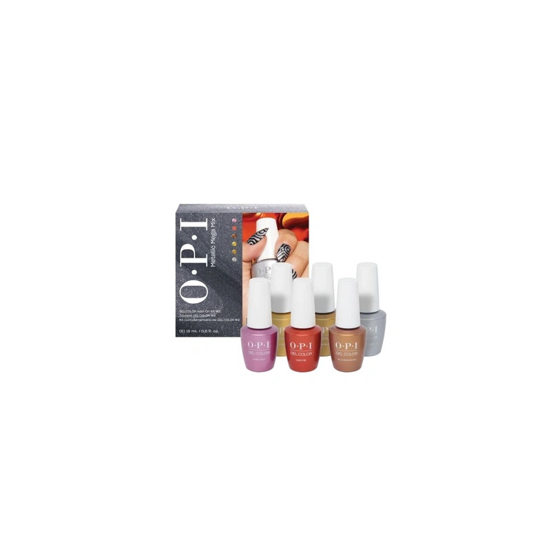Opi Coty Opi Gc Metallic Mega Mix Discovery Gel Color 2 15ml