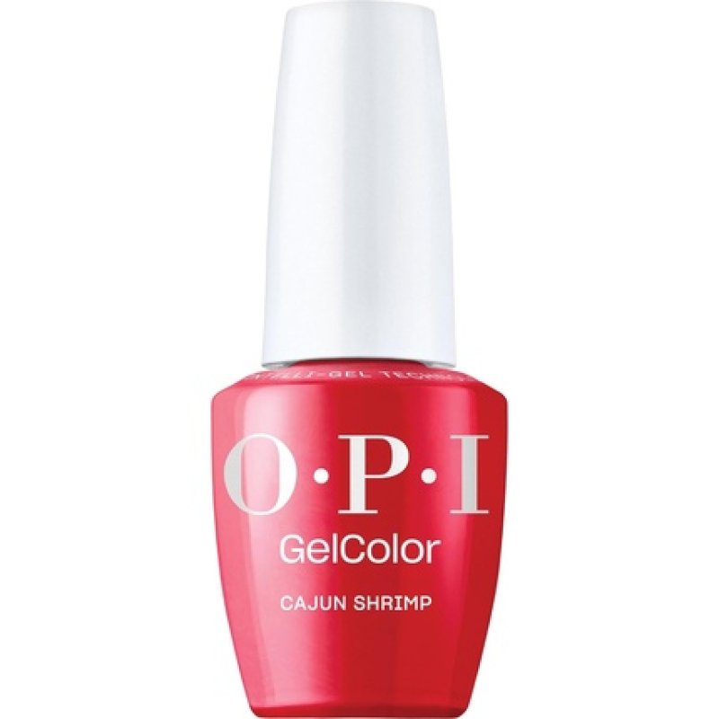 OPI GelColor Gel Nail Polish Opaque Bright Red Creme UV Cure