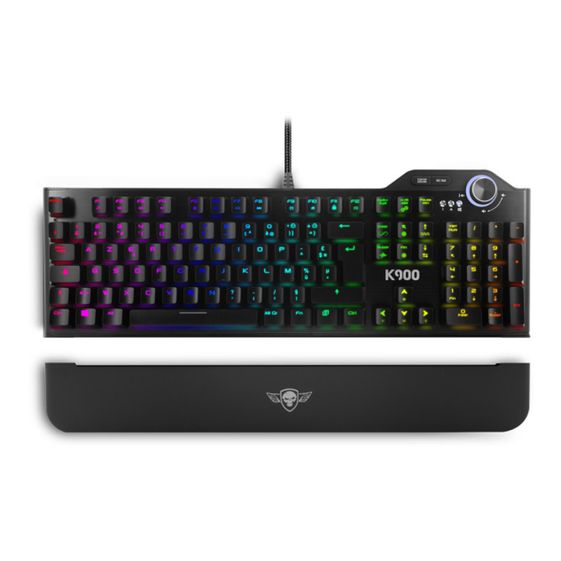 Clavier Gamer mécanique (SOG Dark Blue) Spirit of Gamer compatible Xpert-K900 RGB (Noir)