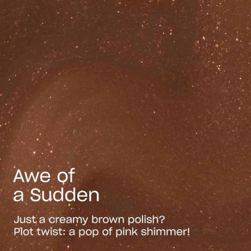 OPI Rapidry Awe Of A Sudden Nail Polish Pink Brown Vegan Smudge-Proof