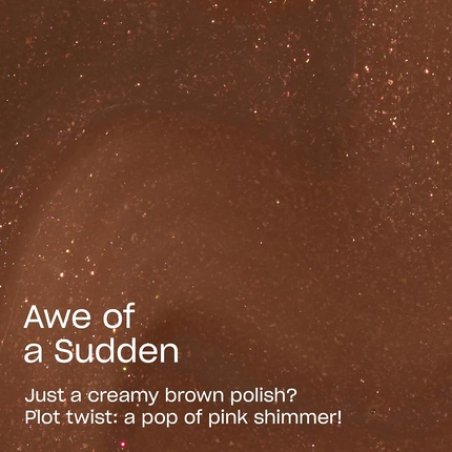 OPI Rapidry Awe Of A Sudden Nail Polish Pink Brown Vegan Smudge-Proof