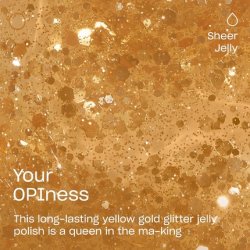 OPI Infinite Shine Gel-Like Lacquer Opaque Creme Glitter and Sheer Jelly