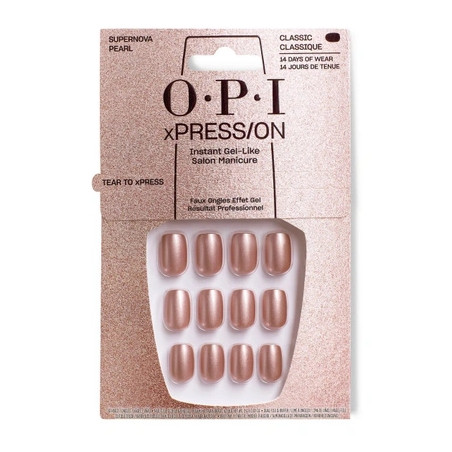 Opi Coty Faux Nails Xpress/On Supernova Pearl