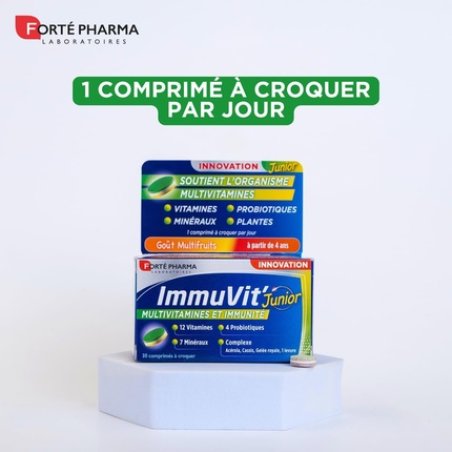 Forte Pharma Immuvit Junior Chewable Tablets for Children 4 Years and Older