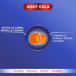 Forte Pharma Taurine Power Gummies Energy Booster Dietary Supplement