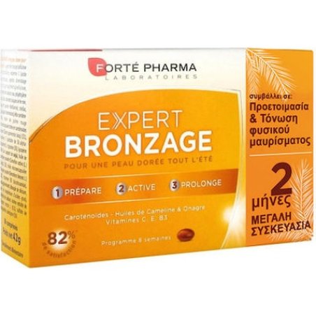 Forte Pharma Expert Bronzage Dietary Supplement For Natural Tanning - 56 Tablets