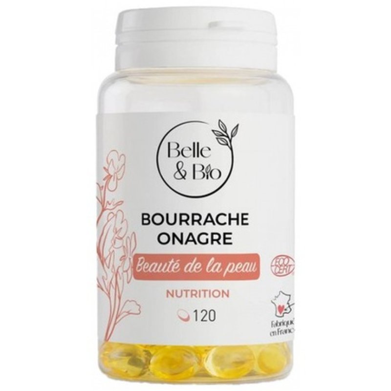 Belle & Bio Borage Evening Primrose Dietary Supplement 120 Capsules