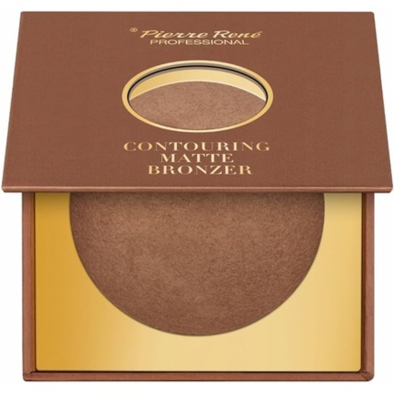 Pierre Rene Matte Powder Bronzer Baked for Contouring 10g