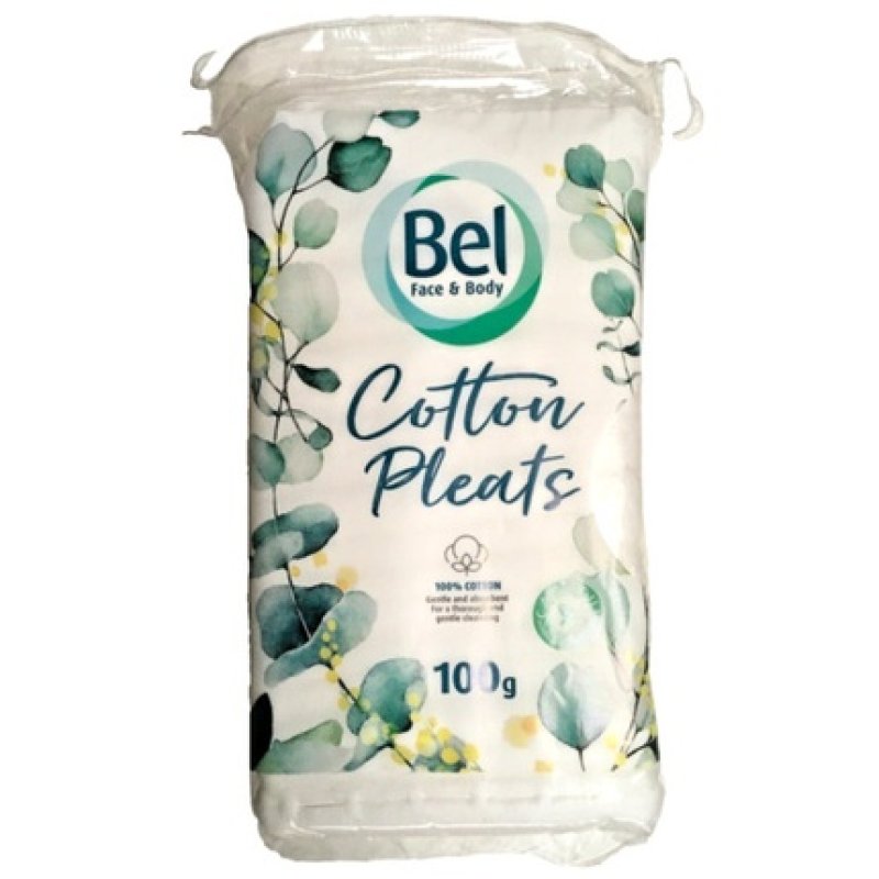 Bel Face & Body Cotton Pleats 100% Cotton 100g