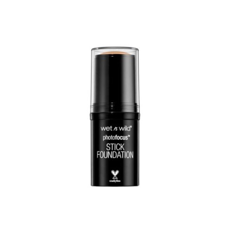 Wet n Wild Photo Focus Stick Foundation Long-lasting Coverage Lightweight Creamy Formula Semi-matte Finish with Argan