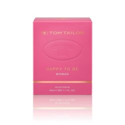 Tom Tailor Happy to Be Woman Perfume 50ml Floral Eau de Parfum for Women of All Ages Jasmine, Grapefruit, Vanilla &