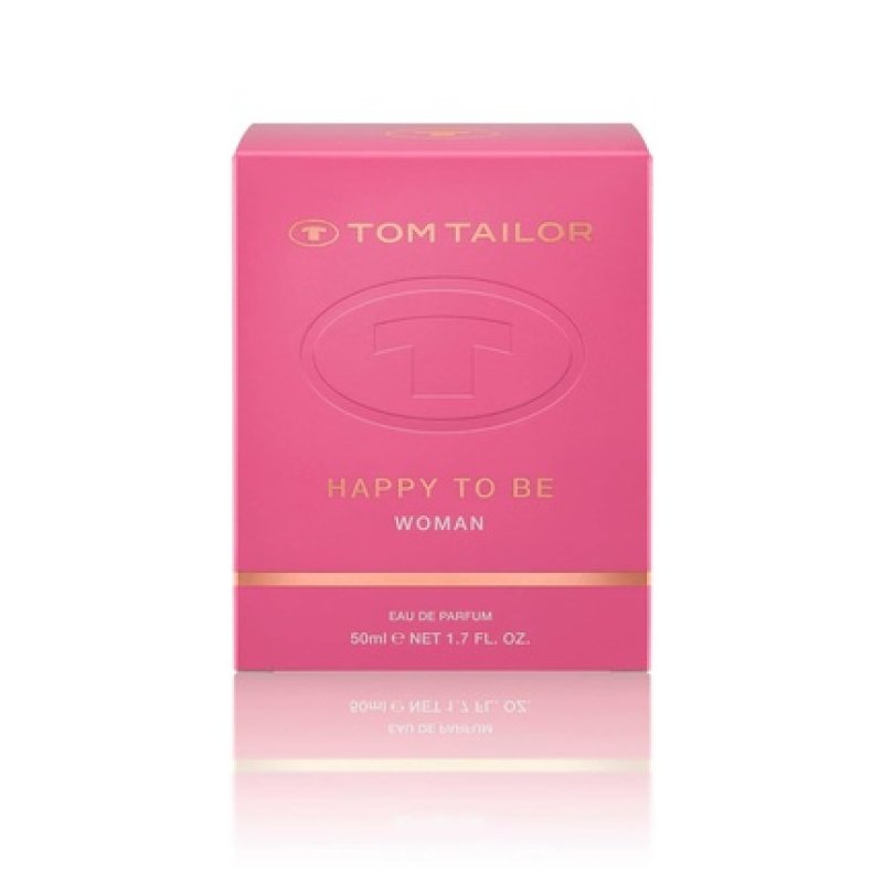 Tom Tailor Happy to Be Woman Perfume 50ml Floral Eau de Parfum for Women of All Ages Jasmine, Grapefruit, Vanilla &