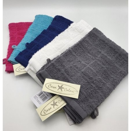 Terry Cotton Washcloths 15x21cm