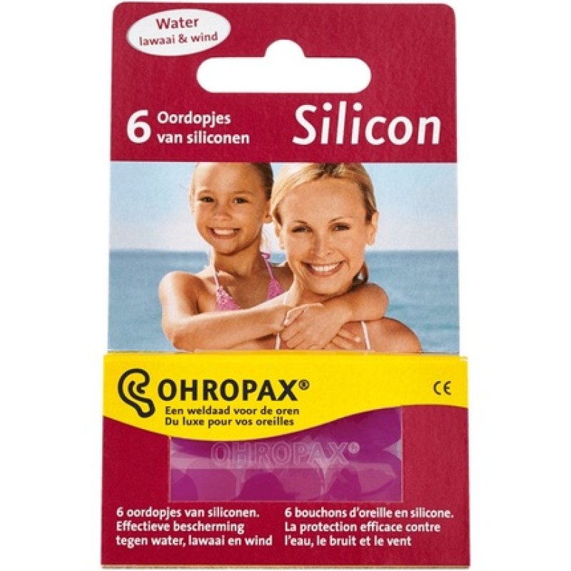 Ohropax Hearing Protection Silicone 6 Pcs