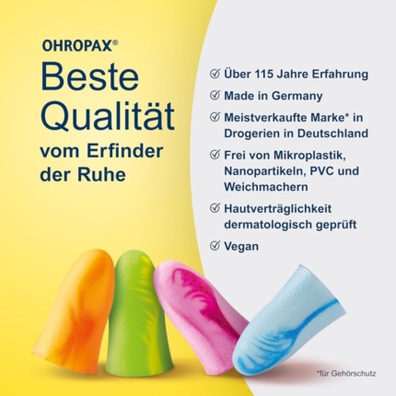 Color Earplugs In-Ear Plugs Made of Soft Foam