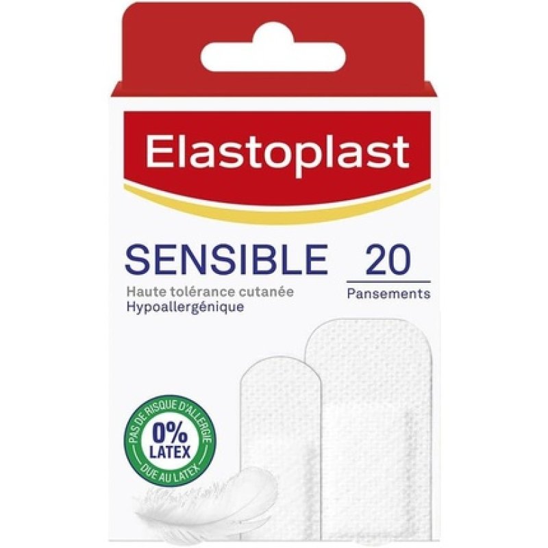 Elastoplast Sensitive Strips 20 Strips - White