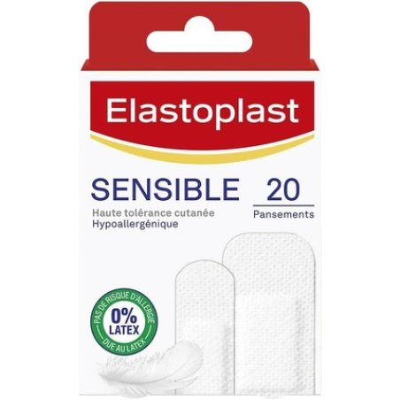 Elastoplast Sensitive Strips 20 Strips - White