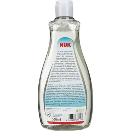 NUK Dishwasher Cleaner 500ml Fragrance Free pH Neutral Bottle Made from 100% Recycled Material