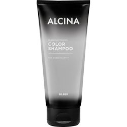 ALCINA Silver Color Shampoo 200ml - Color-Protecting Care Shampoo for Light Blonde and Silver Hair - Shine and Care for