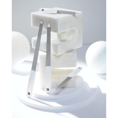 Zwilling Sapphire Nail File 180mm Stainless Steel White Soft