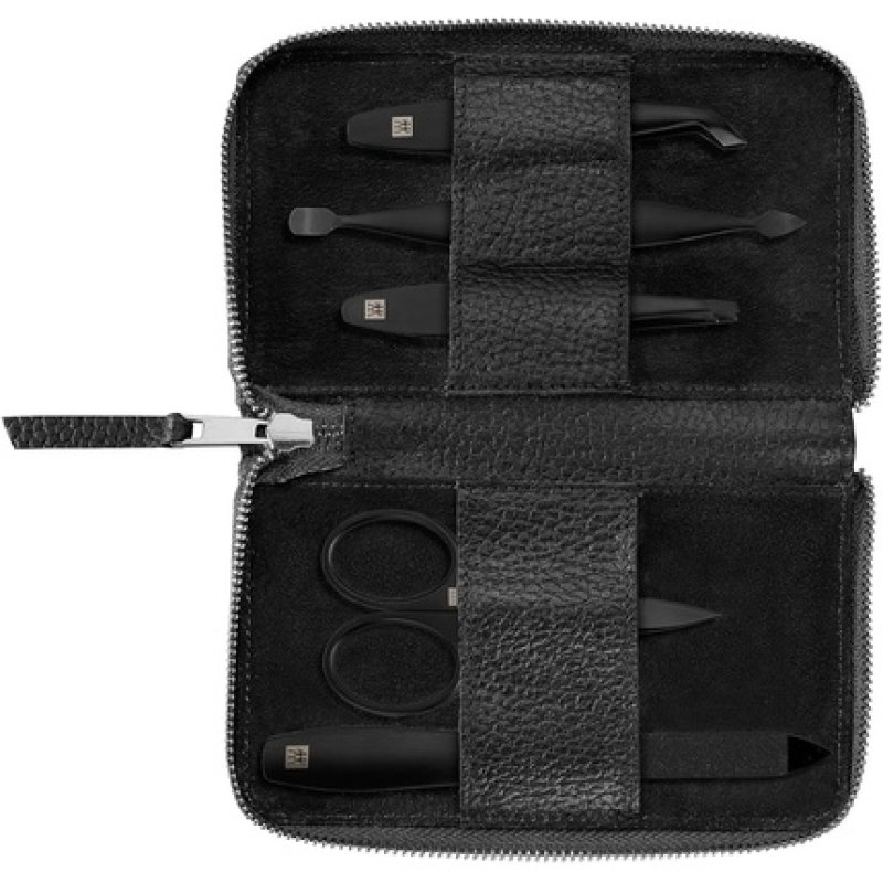 Zwilling Manicure Set 5 Pieces Genuine Leather Travel Set