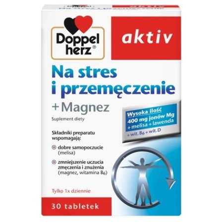Doppelherz Magnesium Enhanced Stress & Fatigue Relief - 30 Tablets