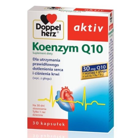 Doppelherz Active Coenzyme Q10 - 30 Capsules For Heart Health And Energy Boost