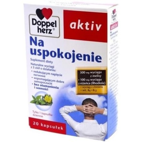 Doppelherz Aktiv Calming Dietary Supplement 20 Capsules