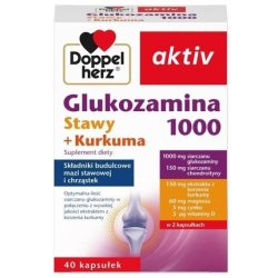 Doppelherz Aktiv Glucosamine 1000 Joints Turmeric 40 Capsules