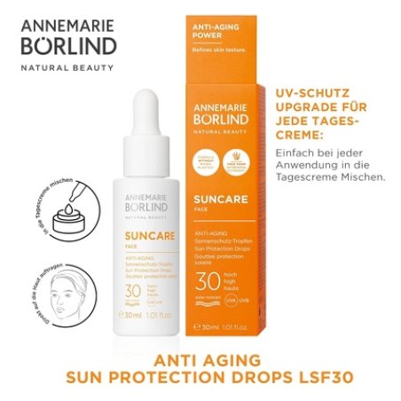 Annemarie Borlind Suncare Face Anti-Aging Sun Protection Drops SPF 30 30ml