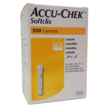 ACCU-CHEK Softclix Lancets 0.4mm/28 Gauge